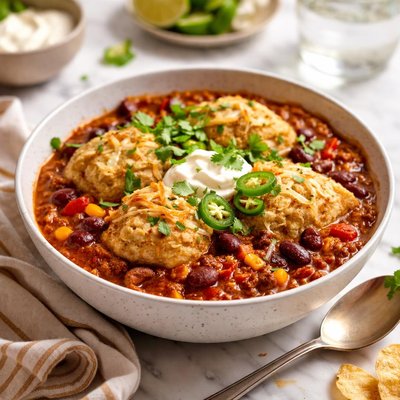 Image of Chili with Tortilla Dumplings