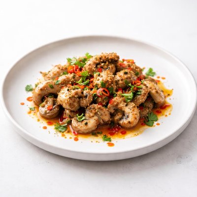 Image of Chili Yogurt Mushrooms