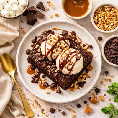 Image of Chill Out Warm Brownie Sundae