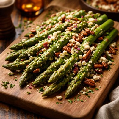 Image of Chilled Asparagus with Pecans