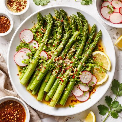 Image of Chilled Asparagus with Sesame Vinaigrette