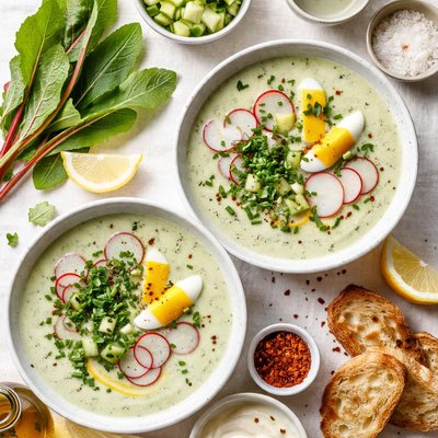 Image of Chilled Cream of Sorrel Soup
