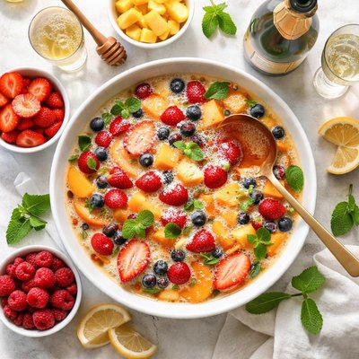 Image of Chilled Fruit and Champagne Soup