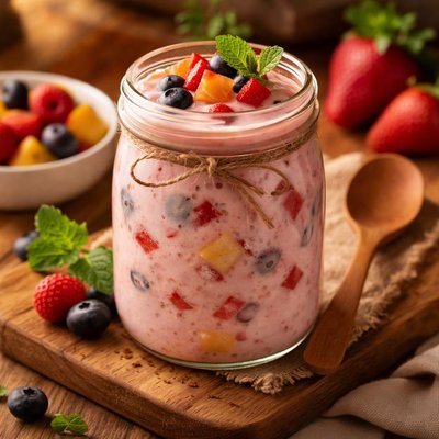 Image of Chilled Fruit Soup to Go with Yogurt Weight Watchers