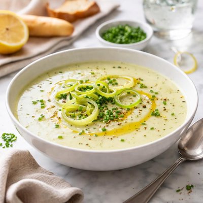 Image of Chilled Leek and Potato Soup Vichyssoise