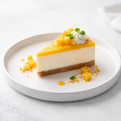 Image of Chilled Mango Cheesecake