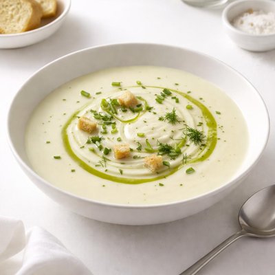 Image of Chilled Potato and Leek Soup Vichyssoise