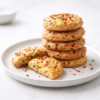 Image of Chilli and Cheese Savoury Biscuits Cookies
