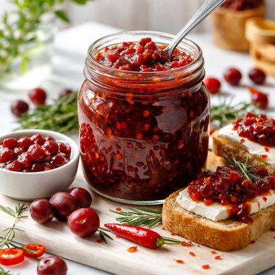 Image of Chilli Cranberry Jam