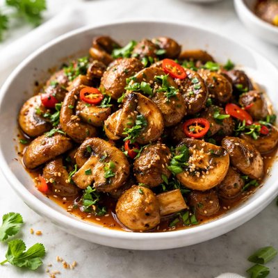 Image of Chilli Garlic Mushrooms