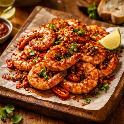 Image of Chilli Garlic Prawns