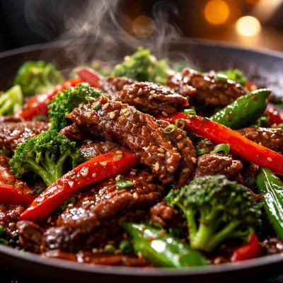 Image of Chilli Jam Beef Stir Fry
