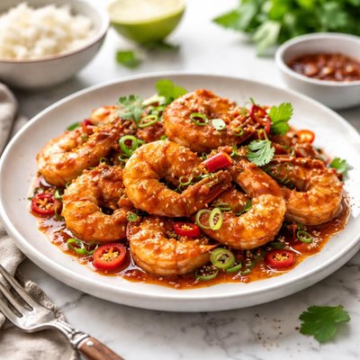 Image of Chilli Prawns