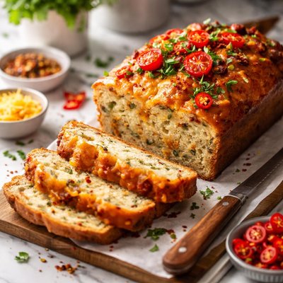 Image of Chilli Tomato Cheddar Bread