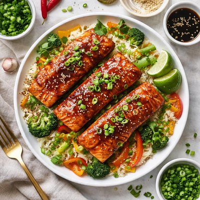 Image of China Grill Barbecue Salmon