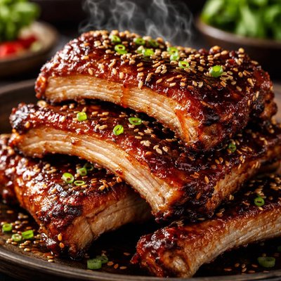 Image of Chinese Barbecued Baby Back Ribs