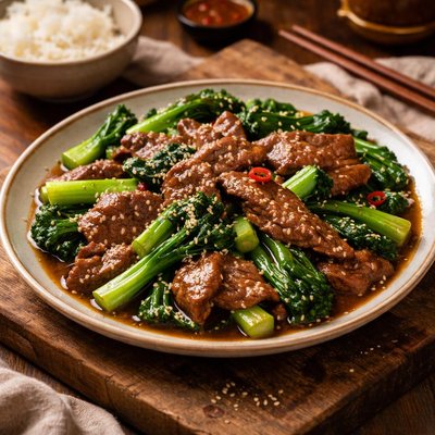 Image of Chinese Beef and Greens