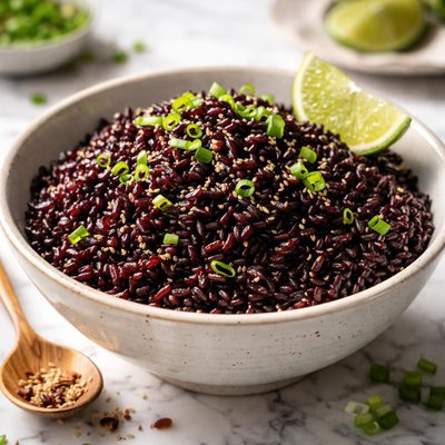 Image of Chinese Black Rice or Forbidden Rice
