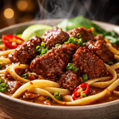 Image of Chinese Braised Beef and Noodles