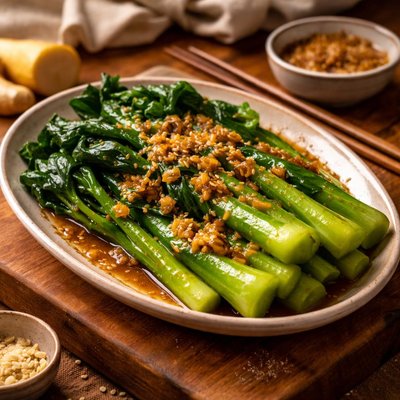 Image of Chinese Broccoli with Ginger Sauce