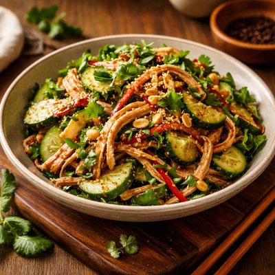 Image of Chinese Chicken and Cucumber Salad