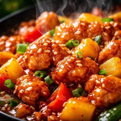 Image of Chinese Chicken in Sweet and Sour Sauce