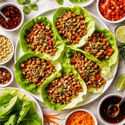 Image of Chinese Chicken Lettuce Wraps