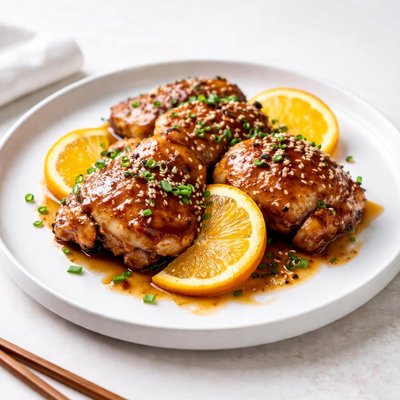 Image of Chinese Citrus Chicken Thighs