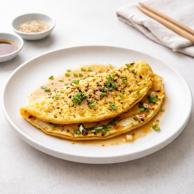 Image of Chinese Confinement Egg Omelette with Sesame Oil