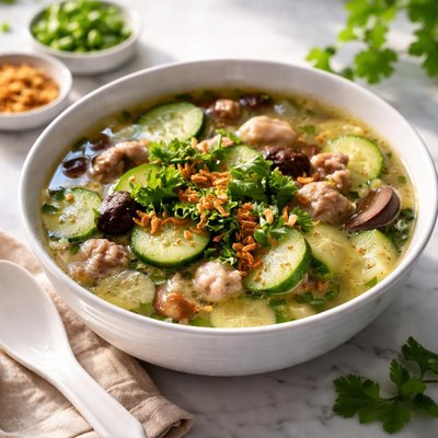 Image of Chinese Cucumber Soup