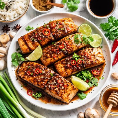 Image of Chinese Five Spice Marinated Salmon