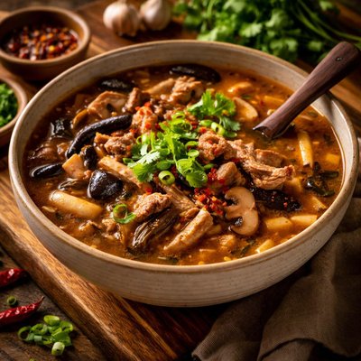 Image of Chinese Hot and Sour Pork Soup