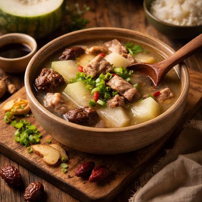 Image of Chinese Melon Soup Dong Gwah Jong