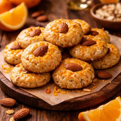 Image of Chinese Orange Almond Cookies