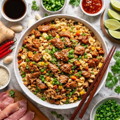 Image of Chinese Pork Fried Rice