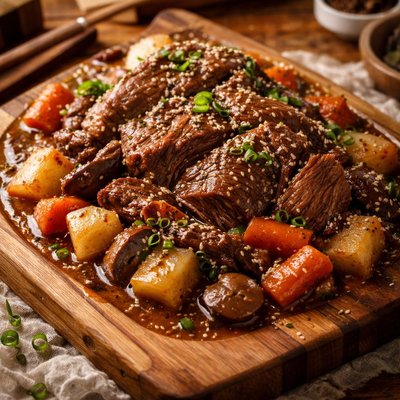 Image of Chinese Pot Roast Diabetic Crock Pot Recipe