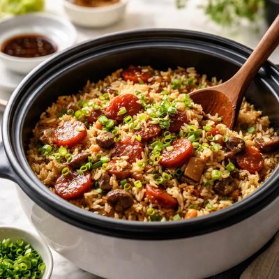 Image of Chinese Sausage and Rice Rice Cooker