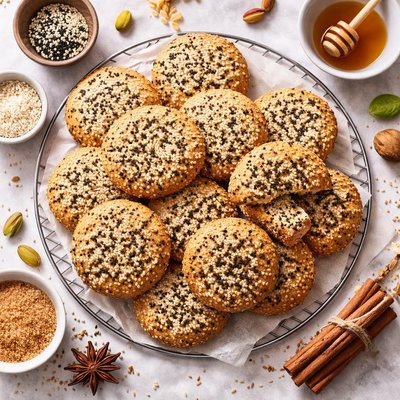 Image of Chinese Sesame Seed Cookies