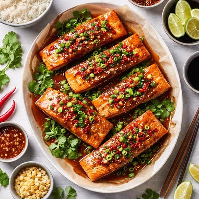 Image of Chinese Style Flavorful Salmon