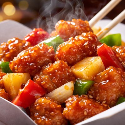Image of Chinese Take Out Sweet and Sour Pork