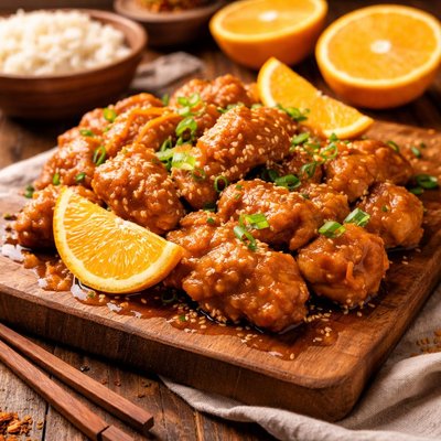 Image of Chinese Tangerine Chicken