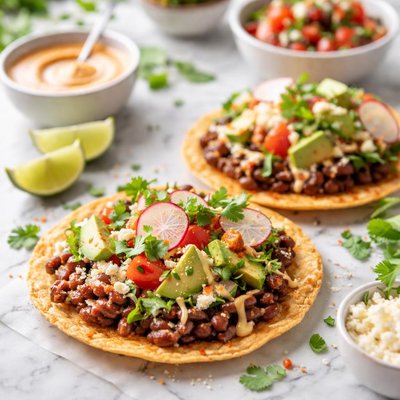 Image of Chipotle Bean Tostadas