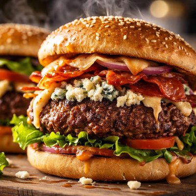 Image of Chipotle Bleu Burgers