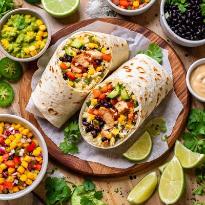 Image of Whole30 Chipotle Chicken Burrito