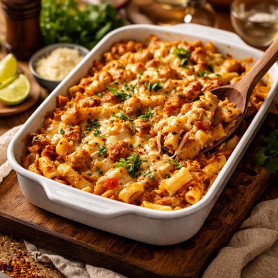 Image of Chipotle Chicken Pasta Bake