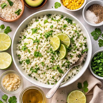 Image of Chipotle Copycat Lime Rice Recipe