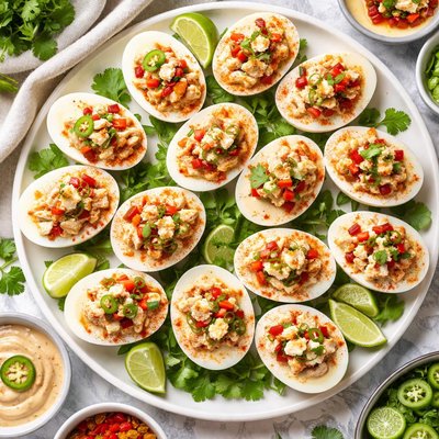 Image of Chipotle Crab and Egg Tiny Appetizers