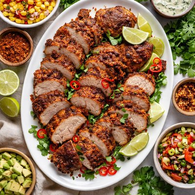 Image of Chipotle Crusted Pork Tenderloins Can Sub Chops