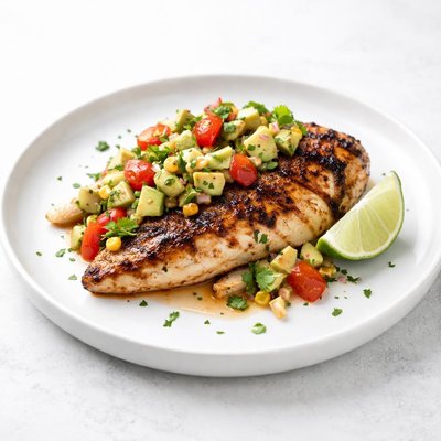 Image of Chipotle Grilled Chicken with Avocado Salsa