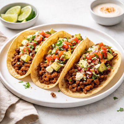 Image of Chipotle Ground Beef Tacos